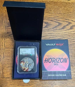 VaultBox Horizon 2024 Caesar & Cleopatra 2 oz Silber 2000 Francs Antikfinish - Bild 1 von 3