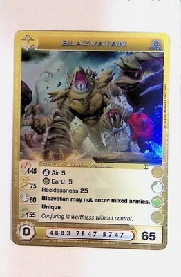 Chaotic First Edition Blazvatan TCG CCG (*) - Image 1 of 2