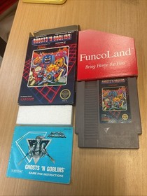 Ghosts 'n Goblins- Nintendo NES Box And Game Only No Manual