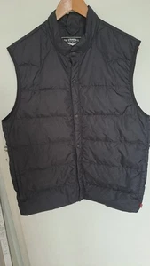 Gilet/scaldamuscoli uomo Levi's 800 piumino nero trapuntato - Taglia Large - Foto 1 di 15