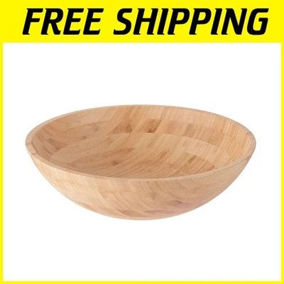 Decorative Bamboo Serving Bowl - Image 1 of 4