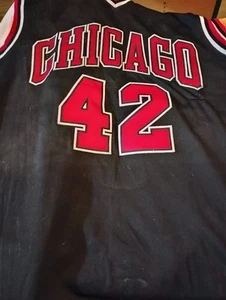 Chicago Bulls Elton Brand Jersey Black And Red Size L - Picture 1 of 3