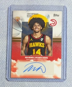 Asa Newell 2025-26 Topps Contemporary Marks Rookie Auto Autograph CM-AN Hawks - Picture 1 of 2