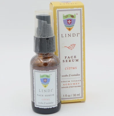 Lindi Face Serum Citrus Soothe & Revitalize LSA Complex, Non-Oily 1 fl oz Sealed - Image 1 of 4