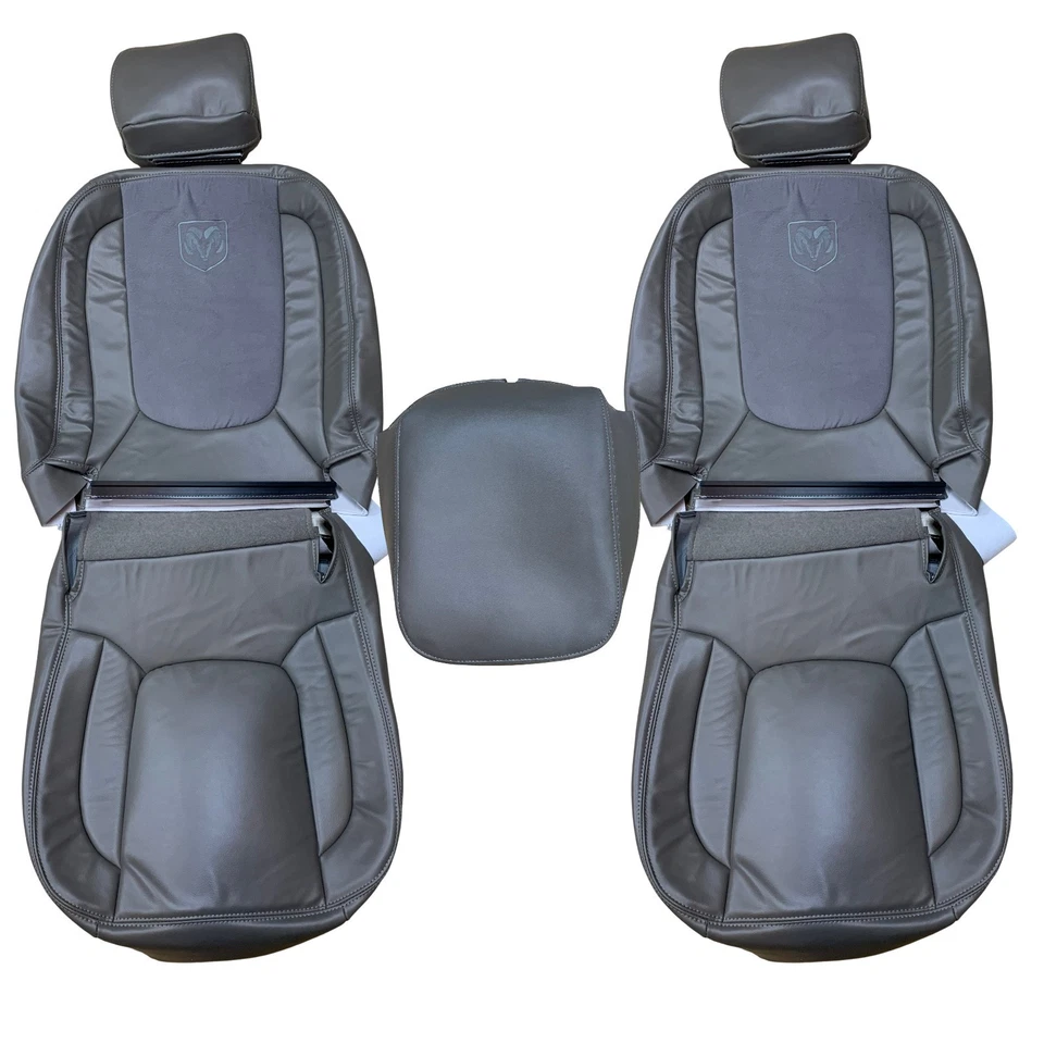 Dodge Ram 1500 2500 3500 Laramie SLT 2004-2005 micro cuero y gamuza cubierta de asiento Foto 1 de 4