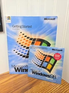 Microsoft Windows 98 Upgrade CD-Rom w/ Key For Win 95 With Manual! Tested! - Photo 1/9