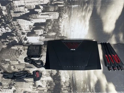 ASUS DSL-AC88U Wireless-AC3100 ADSL/VDSL Wifi Gigabit Modem Router - Image 1 of 4