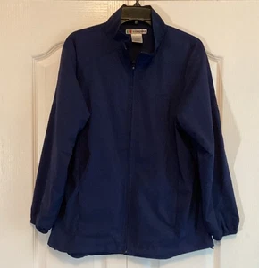 Diadora Blue Lightweight Jogging Jacket Women’s Large Vtg. - Picture 1 of 5