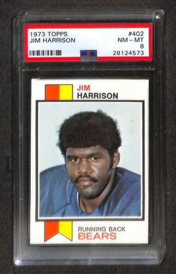 1973 TOPPS #402 JIM HARRISON PSA 8 NM-MT 28124573  - Image 1 of 3