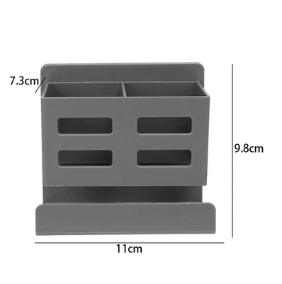 Трубка для хранения зубной щетки и бритвы настенная без отверстий для ванной 1 шт. - Изображение 1 из 4