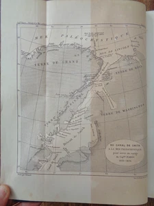 1880 UN VOYAGE A LA MER POLAIRE par NARES TRANS FEILDEN MAPS 28 PLTS ARCTIC ICE^ - Picture 1 of 14