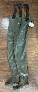 NWT Pro Line Hunter Green Fishing Outdoor Waterproof Chest Waders Sz 10/Large - Picture 1 of 8