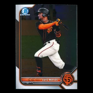 Luis Matos 2022 Bowman Chrome Prospects Giants - Picture 1 of 3