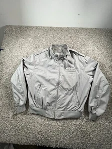 Vintage Field And Stream Jacket Mens Size XL Gray Windbreaker Grandpa Coat - Picture 1 of 10