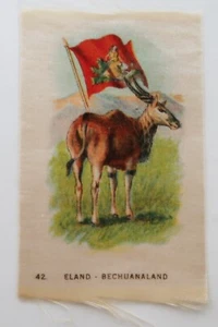 1910's Tobacco Silk Eland & Flag of Bechuanaland # 42 in Series - Picture 1 of 4