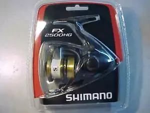 NUOVO SHIMANO FX 2500HG Mulinello da rotazione anteriore peso medio cuscinetto a 3 sfere - Foto 1 di 1