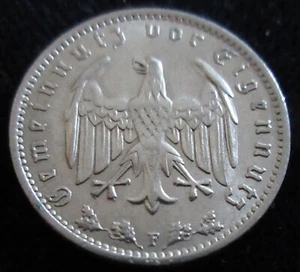 MDS DEUTSCHES REICH DRITTES REICH 1 REICHSMARK 1934 F #A1 - Picture 1 of 2