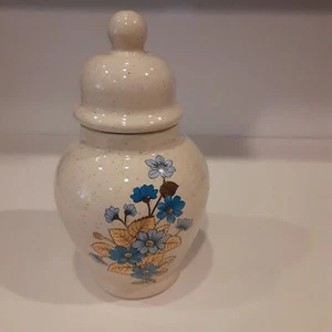 Asiatische Dose Floral 2 Stück Deko Keramik - Bild 1 von 7