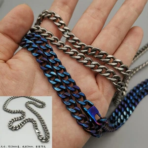 99.9 Pure Titanium necklace clavicle Pendant chain 9.5*618/668 7*650 10.5*650mm - Picture 1 of 13