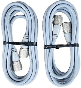 Lot of 2 Workman 8X-9-PL-PL 9 Foot RG8X CB Radio Antenna Coaxial CablePL259 Ends - Picture 1 of 5