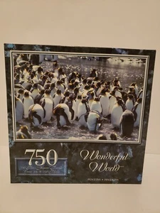 Wonderful World Puzzles 750 Pieces Puzzle PENGUINS - Picture 1 of 3