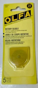 Olfa Lame di Ricambio per Taglierina Rotante 28mm Confezione da 5~RB28-5 NIP - Foto 1 di 1