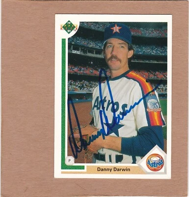 2024 Historic Autos Danny Darwin Signed On Card Auto 1991 Upper Deck #586 - Image 1 of 2