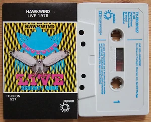 HAWKWIND - LIVE 1979 (BRONZE TCBRON527) 1980 UK CASSETTE TAPE SPACE ROCK - Picture 1 of 3