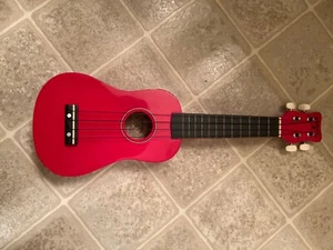 KOHALA 4 String, 12 Fret RED Ukulele in great condition with CARRYING BAG - Picture 1 of 3