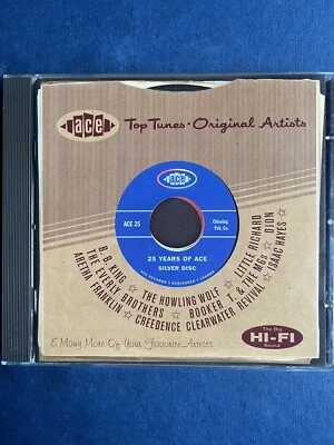 SILVER DISC 25 YEARS OF ACE RECORDS Used 26 Track Compilation Cd Pop Rock Soul - Image 1 of 3