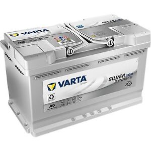 Varta 580901080J382 Starterbatterie  VARTA AGM XEV A6 für ALFA ROMEO ALPINA