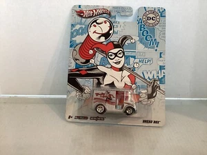 DC COMICS HOT WHEELS HARLEY QUINN BREAD BOX REAL RIDERS CAR MATTEL NEW 2011 - Picture 1 of 2