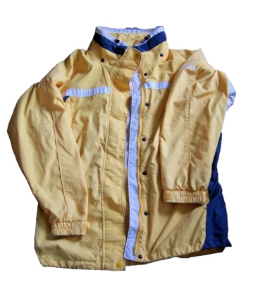 Columbia Chaqueta de Lluvia Ligera Embalable Cremallera Amarilla Mujer XL SIN CAPUCHA Foto 1 de 4