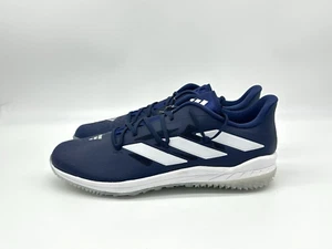 Adidas Adizero Afterburner 9 Men's Size 8.5 Baseball Turf Shoes Navy IG2323 - Picture 1 of 10