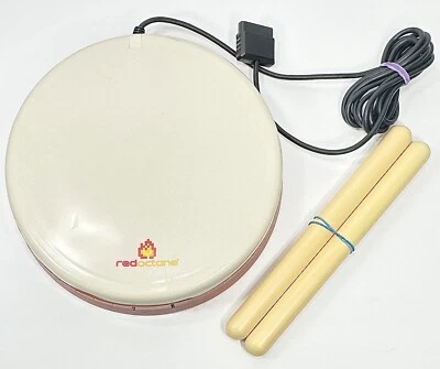Red Octane Taiko Drum with Sticks SONY PlayStation 2 PS2 FREE SHIPPING! - Image 1 of 4