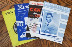 Lot of 4 Vintage Sheet Music - MCM - Nat King Cole - Cole Porter - 1951 to 1953 - Picture 1 of 3