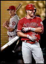 Mike Trout 2019 Topps Gold Label Class One 5x7 Gold #1 /10 Angels
