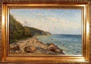 CARL MILTON JENSEN! COAST LANDSCAPE FROM SOUTH OF AARHUS - DK - Picture 1 of 7