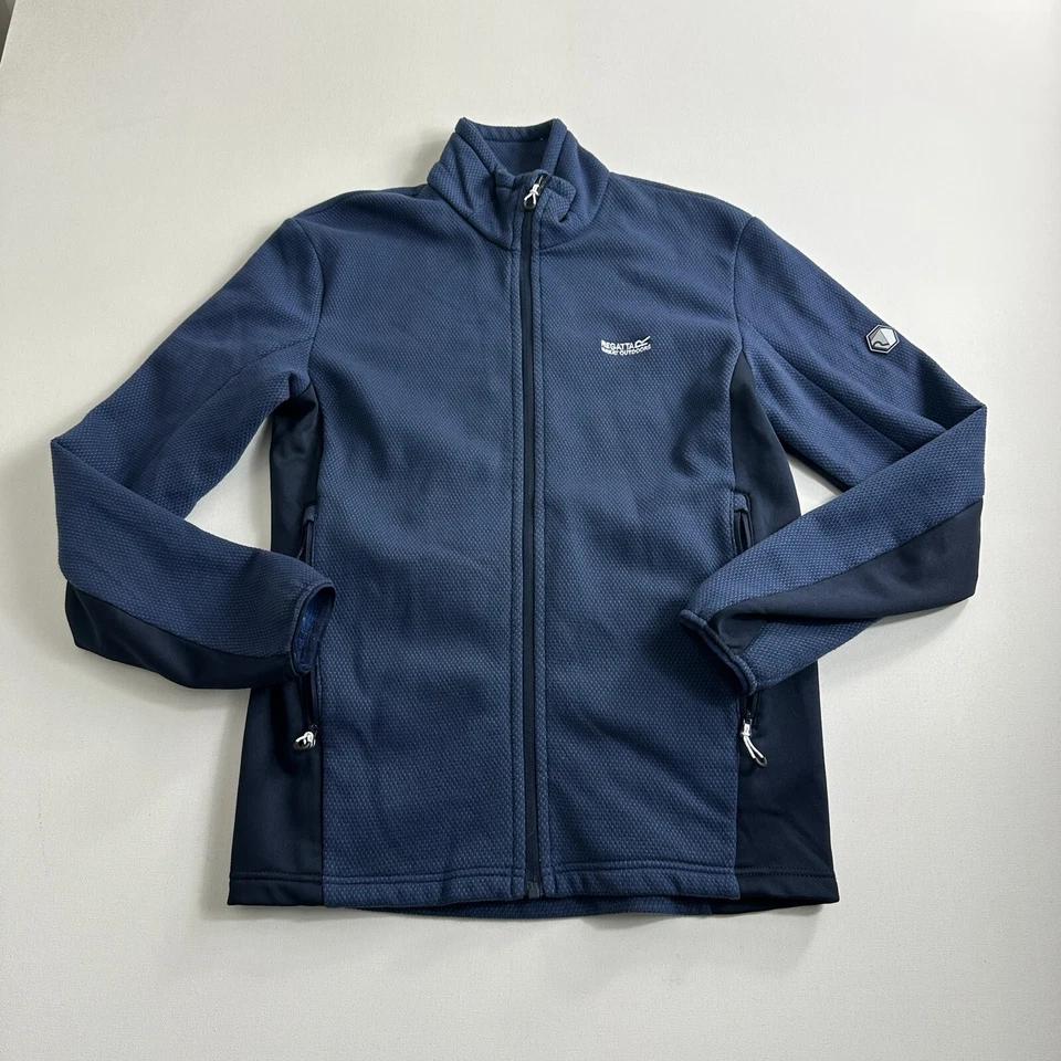 Chaqueta polar Highton Regatta Great Outdoors para hombre talla mediana azul cremallera completa Foto 1 de 4