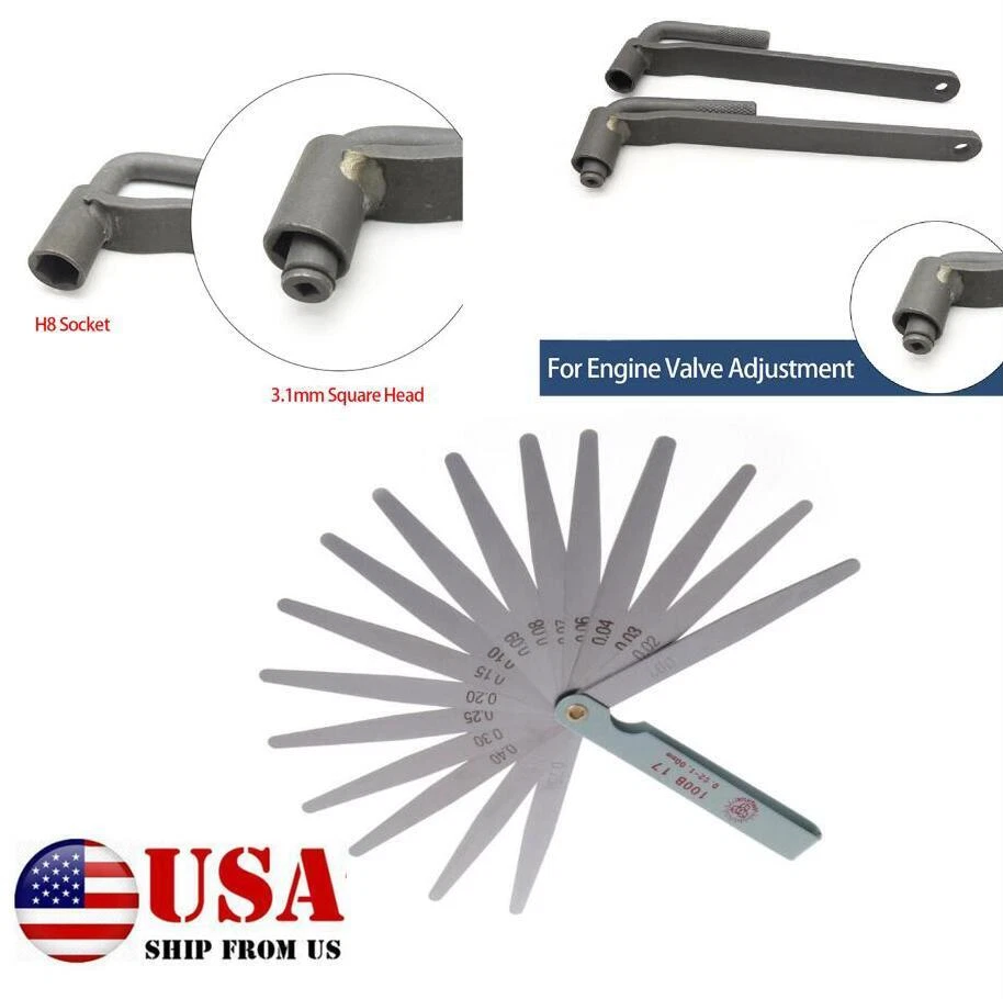 Llave inglesa hexagonal para válvula de motor de motocicleta 4XMotorcycle 8 mm 9 mm 10 mm Foto 1 de 4