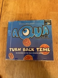 Aqua Turn Back Time EU Import 3 Track/1 Video Enhanced CD MCA/ Universal Records - Picture 1 of 7