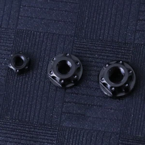 Titanium Hex Ti Flange Nuts M4 M5 M6 Bicycyle Nut GR5 High strength - Picture 1 of 9