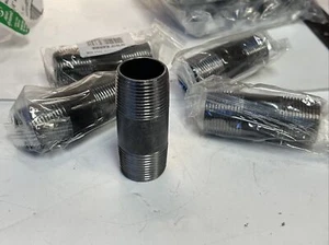 3/4" x 2-1/2" Steel Pipe Nipple NPT - Schedule 40 (Pack of 25) - Picture 1 of 4