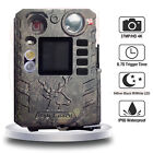Trail Camera 37M Wildlife Cameras 4K 1.44'' Color LCD White LED&940nm No GLOW