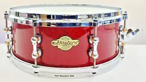 Pearl Masters Premium Maple Snare Drum Red Sparkle 14"x5,5" - Bild 1 von 17