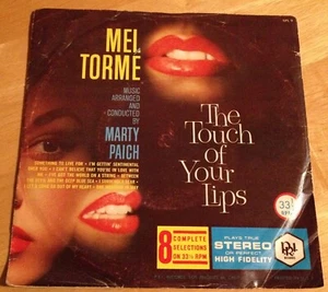 Mel Torme 7" 33 1/3 EP The Touch Of Your Lips 8 complete selections w/PS - Picture 1 of 4