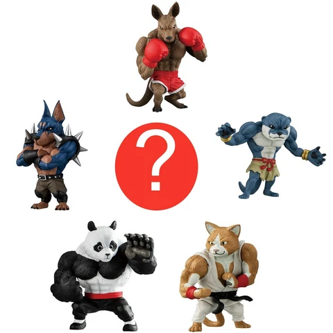 Blind Box Kung Fu Boxer Cat Dog Kangaroo Panda Otter 1 Random Mini Figure Cover