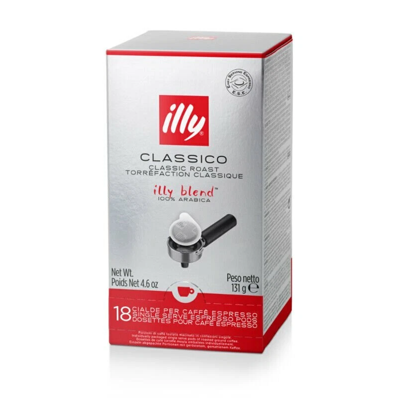 illy Pads Classico ESE Pods,Servings,Tabs,Cialde 786g 6 x 18 St. 108 St - Bild 1 von 1