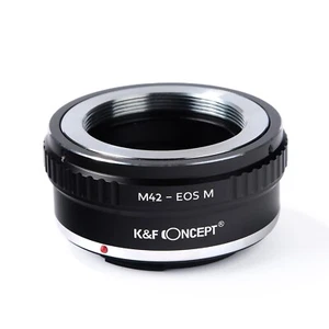 K&F Concept Adapter for M42 Mount lens to Canon EOS M Camera M3 M5 M6 M10 - Picture 1 of 8