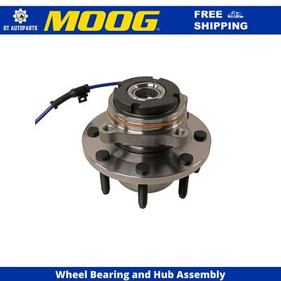 For 1999-2004 Ford F-250 Super Duty 4WD Wheel Bearing and Hub Assy Front MOOG - Image 1 of 4